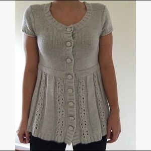 Anthropologie Grey Sweater